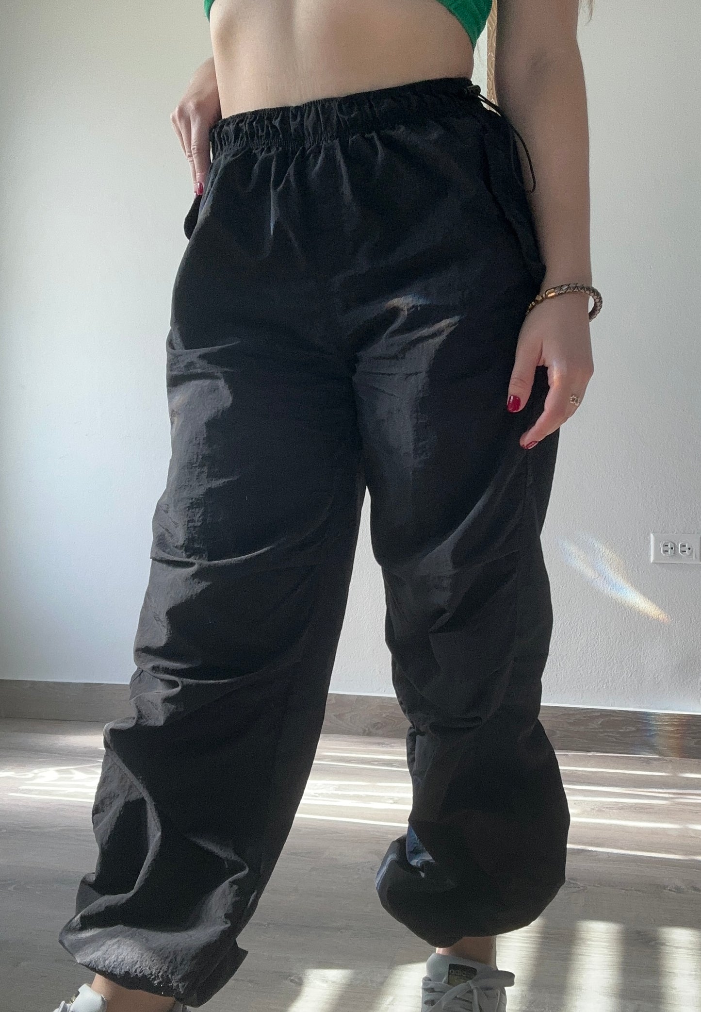 Black Parachute Pants