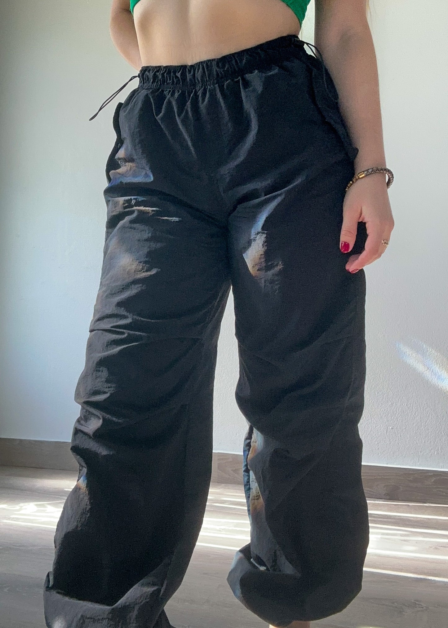 Black Parachute Pants